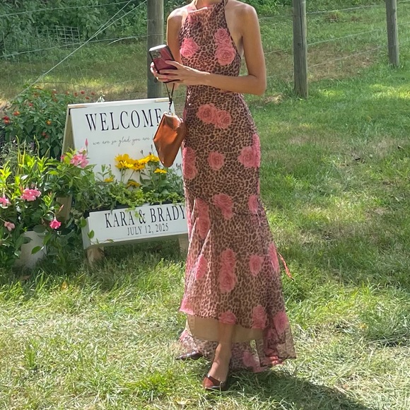 Hello Molly Dresses & Skirts - Floral Halter Maxi Dress